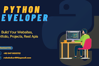 build your full stack python django and flask websites