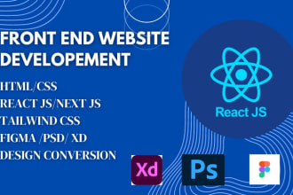convert figma design to react next js with tailwind CSS material bootstrap