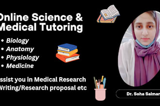 teach science, medical subjects anatomy, physiology, pharmacology, biomechanics