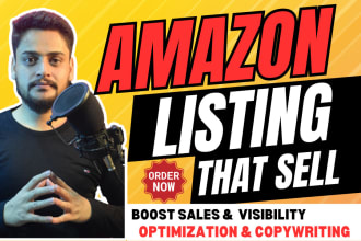write amazon product listing description with SEO amazon listing optimization