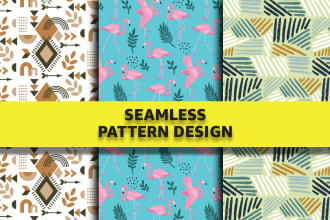 design seamless pattern, textile prints, floral patterns vector custom monogram