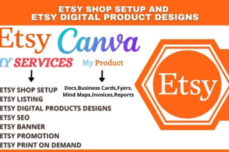 design etsy digital product etsy product listing etsy store setup etsy shop seo