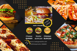 design food flyer, restaurant menu, hotel menu, awesome logo and poster design
