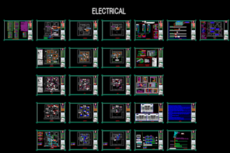 create detailed mep autocad drawings for hvac, electrical, and plumbing