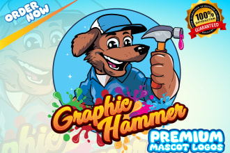 design cartoon character and modern mascot logo for your business brand