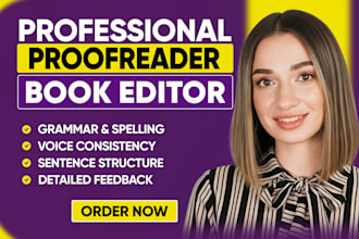 be your extra fast book editor and proofreader
