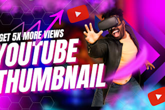 design a professional youtube video thumbnail and banner