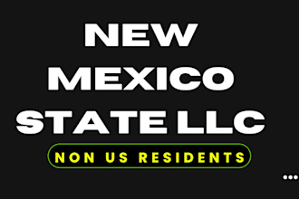 do US new mexico llc registration for non US resident