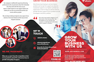 design professional flyers and trifold brochures