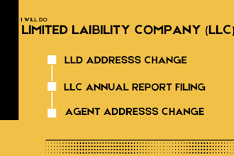 do change llc address and registered agent amendment and annual report filing