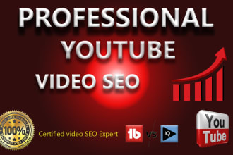 do best organic youtube video SEO and promote