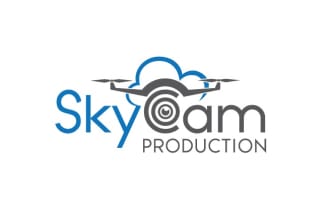 design amazing photography drone logo with free source file