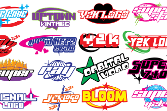 do custom  y2k streetwear and  clothing logo  for your brand and store