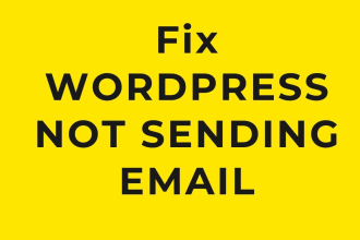 get fixed wordpress not sending email issue SMTP