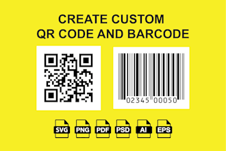create custom qr code and barcode design