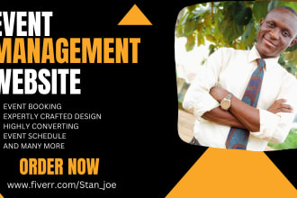design a responsive wordpress event website for any events, or conferences