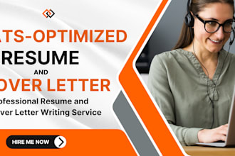 write a professional resume,cover letter that gets you hired