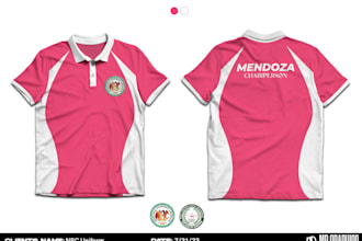 design a shirt or casual uniform