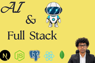 be full stack ai software developer, saas developer full stack ai web developer