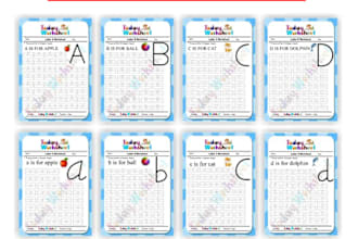 create alphabet, cursive, and patterns for tracing for kindergarten students