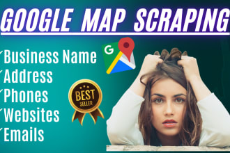 scrape google map for business emails and leads generation