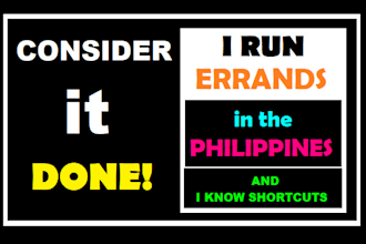 run an errand for you in the philippines