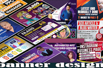 design awesome web banner, flyer, fb ads cover or flyers