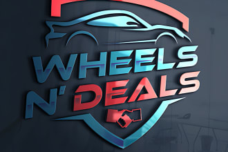 make modern automotive, auto detailing, car wash logo