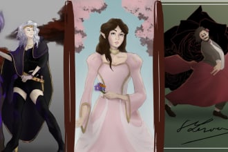 create custom character artwork