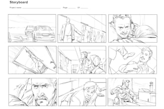 create a unique professional storyboard