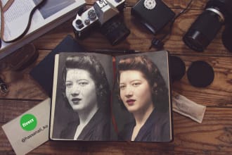 enhance, improve, and colorize your old images and photos