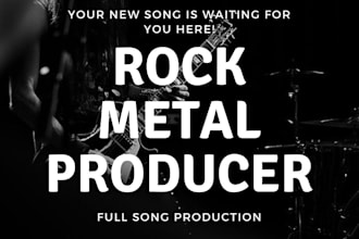 create full rock or metal songs from scratch for you