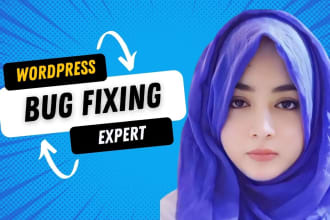 fix wordpress website issues errors bugs, HTML, CSS, elementor pro, divi expert