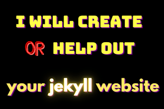 help out your jekyll website blog portfolio project