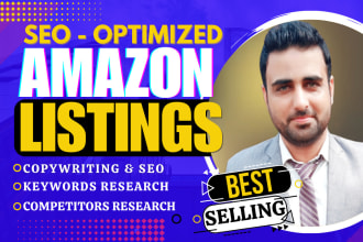write amazon listing, highly converting SEO amazon product description