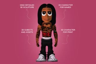 do 3d object model and sculpture in zbrush and maya