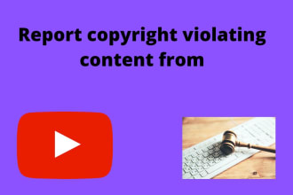 send dmca takedown notice to youtube, reddit under dmca