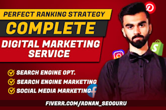 be your overall digital marketing manager, SEO, SMM, and SEM