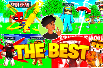 make the best minecraft thumbnail 2d in 24 hours