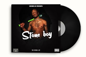 design unique spotify single cover, spotify album cover canvas