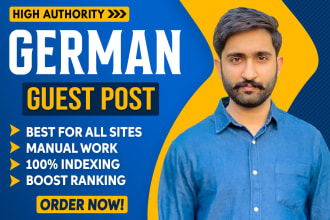 do high quality german guest post service for google ranking