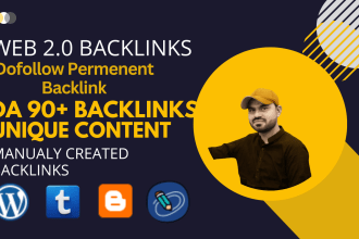 do web 2 0 backlinks high da pa sites contextual links white hat