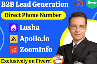 do b2b lead generation and provide direct phone numbers, mobile phone numbers
