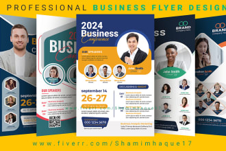 do professional advertising flyer design one pager leaflet design