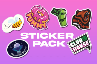 create custom cartoon,emoji, emoticon badge, patch and label