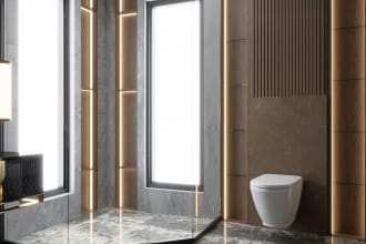 design your bathroom and create 4k render