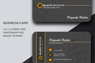 do a beautiful business card for you