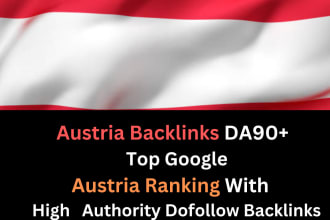 provide da90 SEO austrian backlinks for google austria ranking