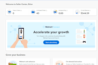 manage walmart dropshipping store