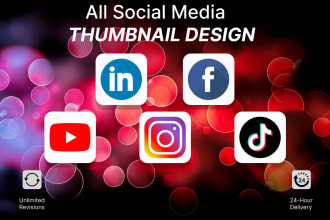 design youtube thumbnails and fakebook covers